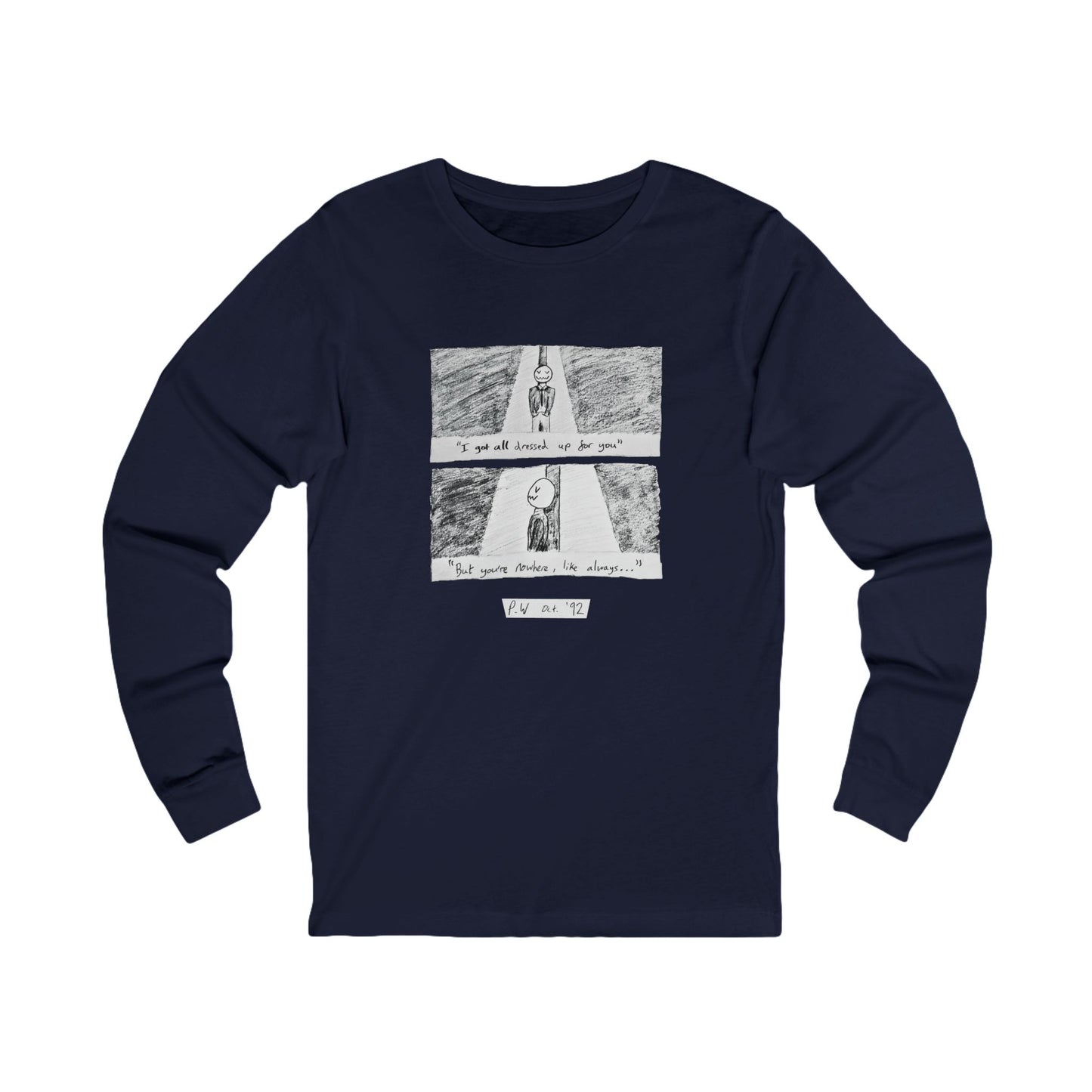 Glinty Glenn Sketch Long-Sleeve T-Shirt